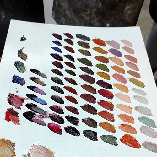 Mezclar colores, curso e iniciación