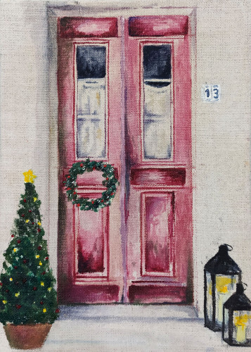 puerta_navidad_dibujo